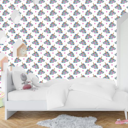 Mural Cabeza Unicornio