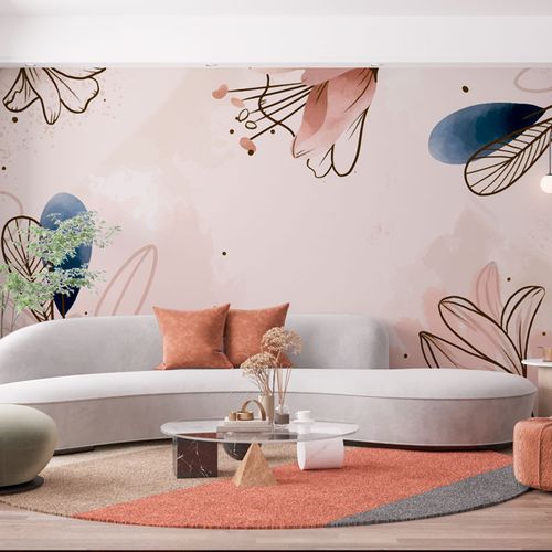 Mural Flores Rosas