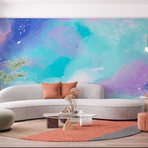 Mural Espacio Multicolor Acuarelas
