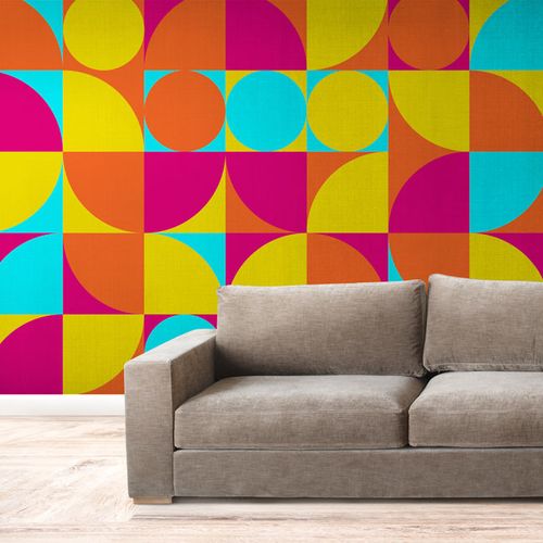 Mural Geometrico Calidos