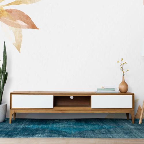 Mural Hojas Acuarela Otoñal