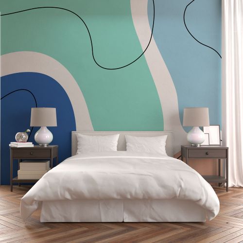 Mural Curvas Vectoriales