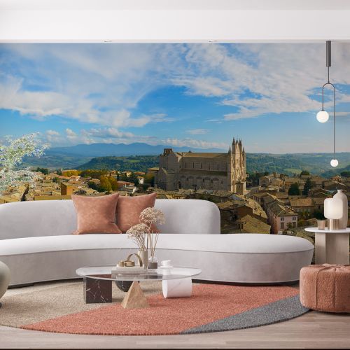 Mural Italia - Ciudad Toscana