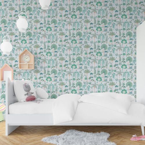 Mural Animales Verdosos