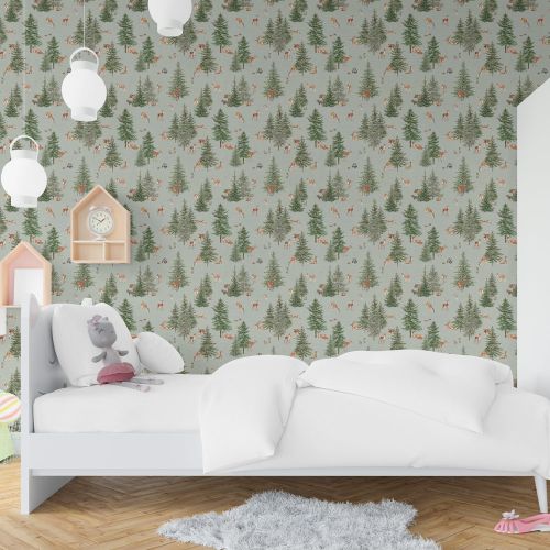 Mural Bosque Ciervos