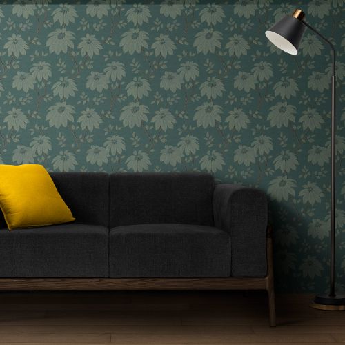 Mural Arbol Con Hojas