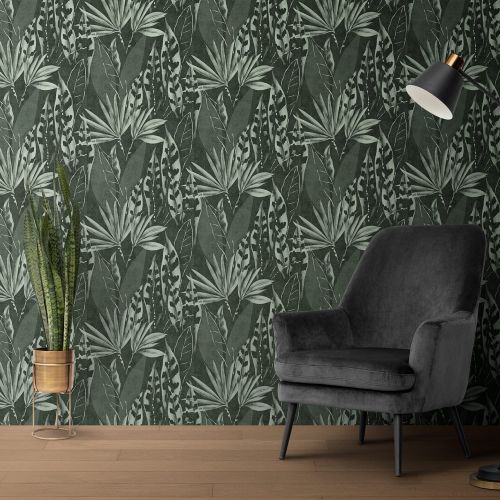 Mural Hojas Palo De Agua