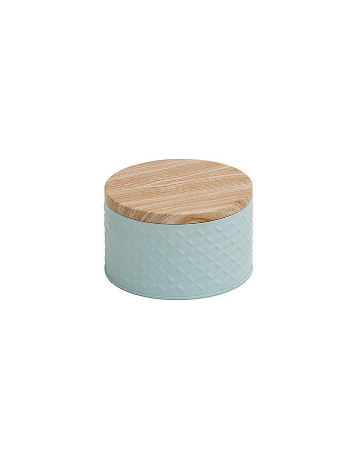 Lata Organizadora con Tapa de Madera