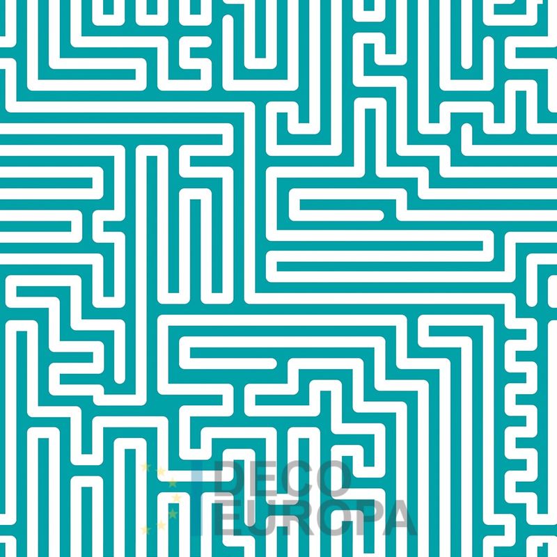 Mural Colores Verde Agua - PDBA1019-N