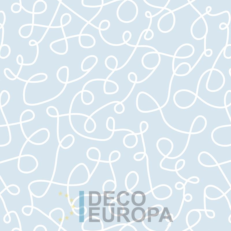 Mural Color Celeste Bebe - PDNBA1011-G