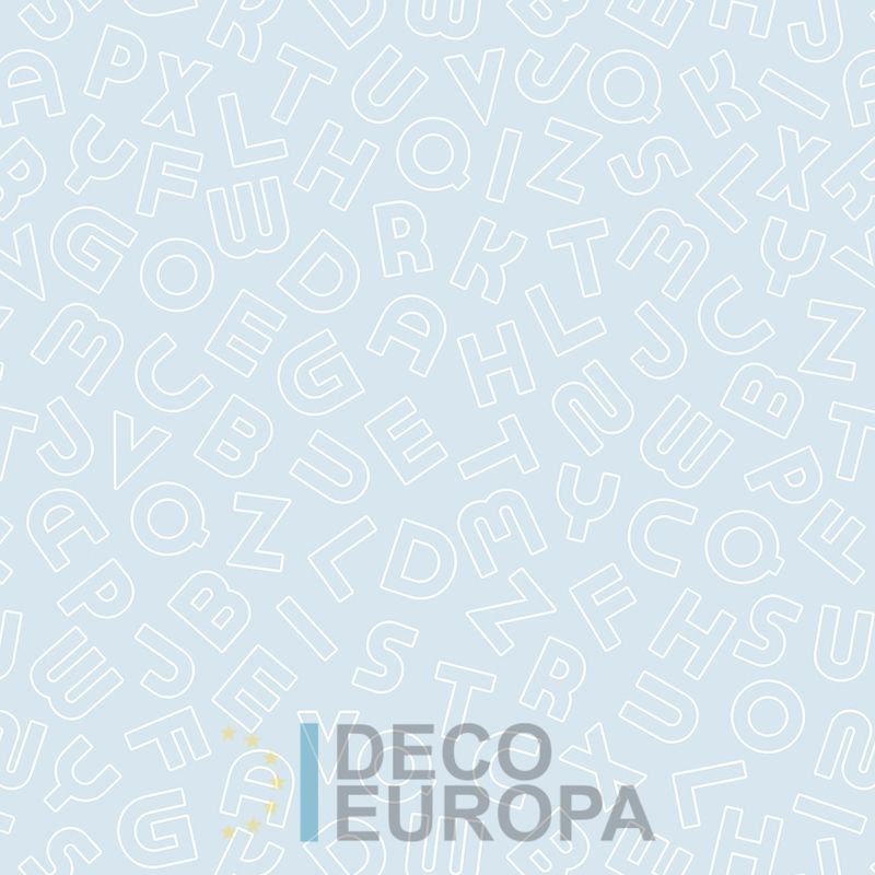 Mural Color Celeste Bebe - PDNBA1022-G