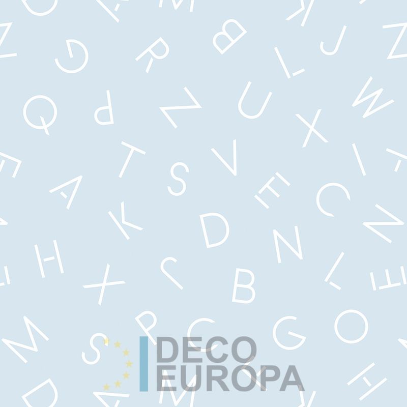 Mural Color Celeste Bebe - PDNBA1024-G