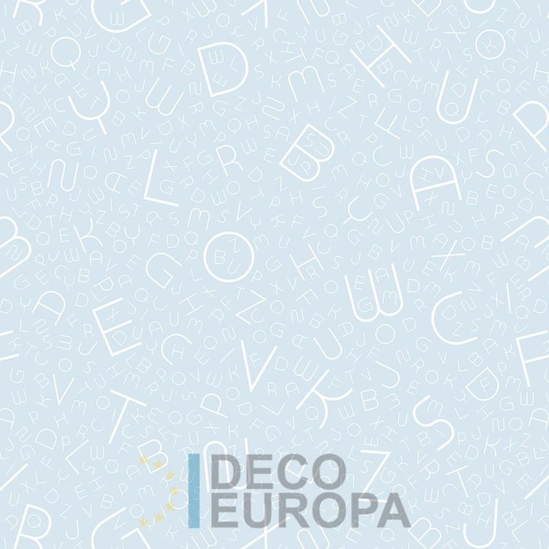 Mural Color Celeste Bebe - PDNBA1025-G