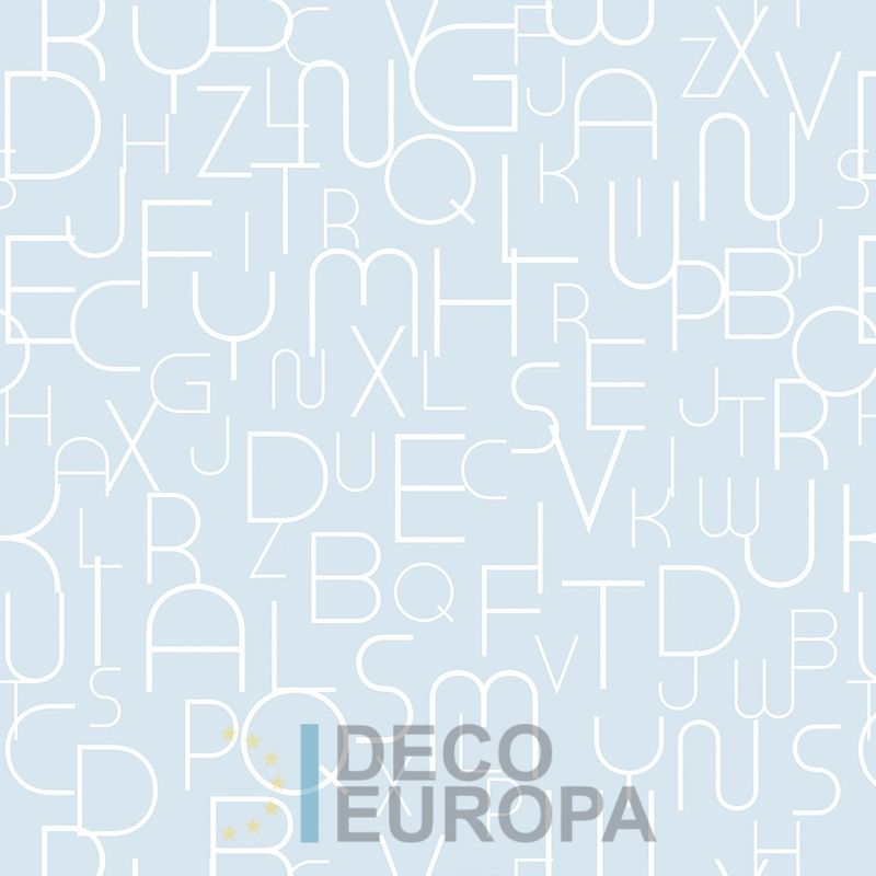 Mural Color Celeste Bebe - PDNBA1026-G