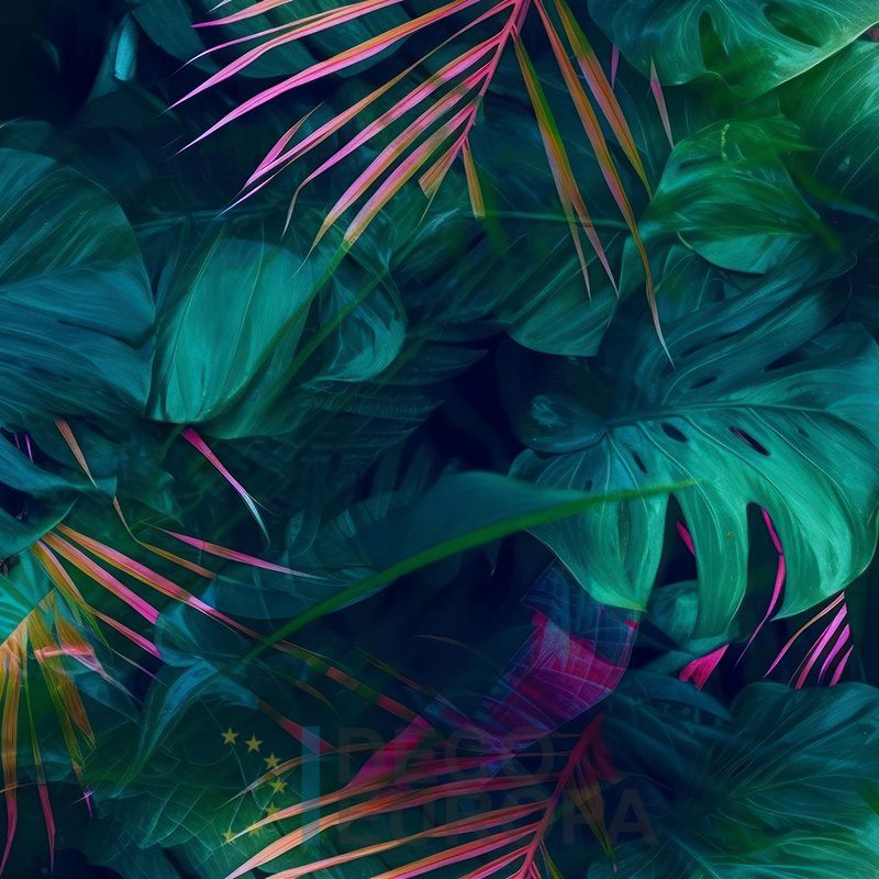 Mural Hojas Verdes y Tropicales - PDF89