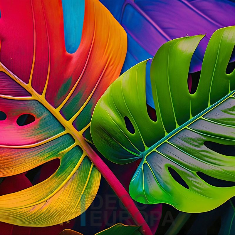 Mural Hojas Verdes y Tropicales - PDF98