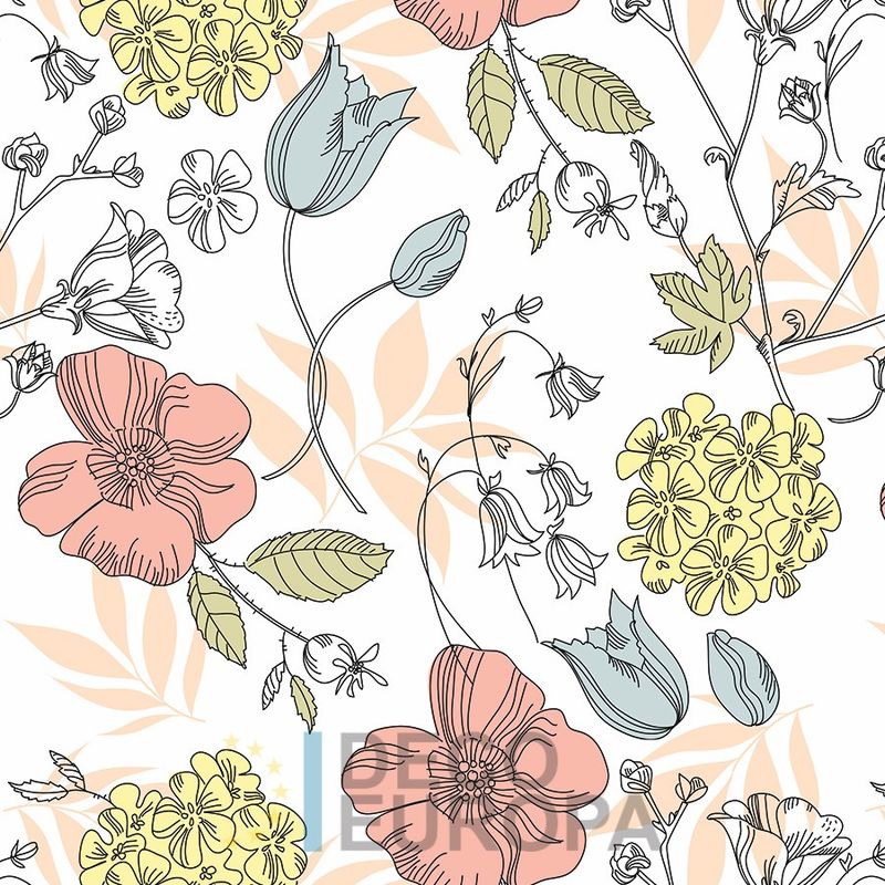 Mural Floral - PDSDFL006