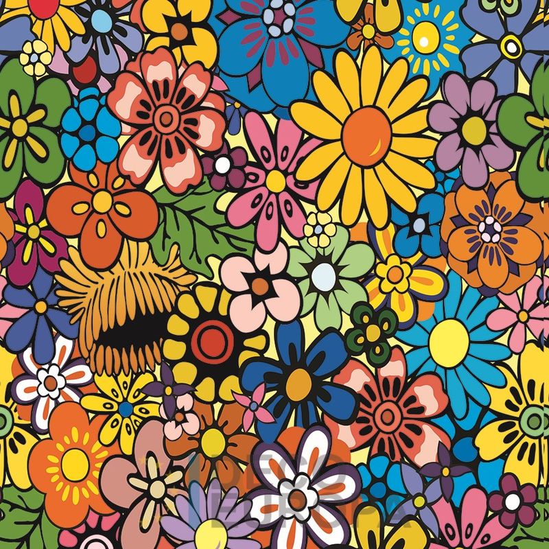 Mural Floral - PDSDFL023