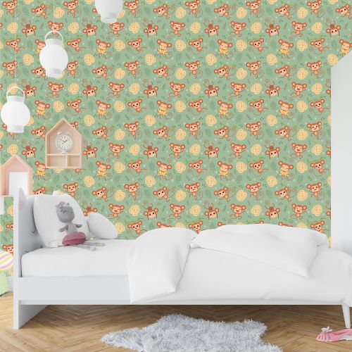 [1097] Mural Monos Banana