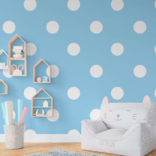 [1121] Mural Lunares Fondo Celeste