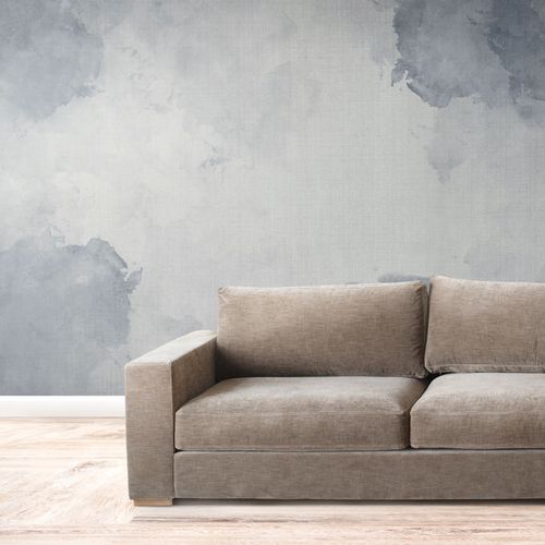 [1170] Mural Acuarela Gris