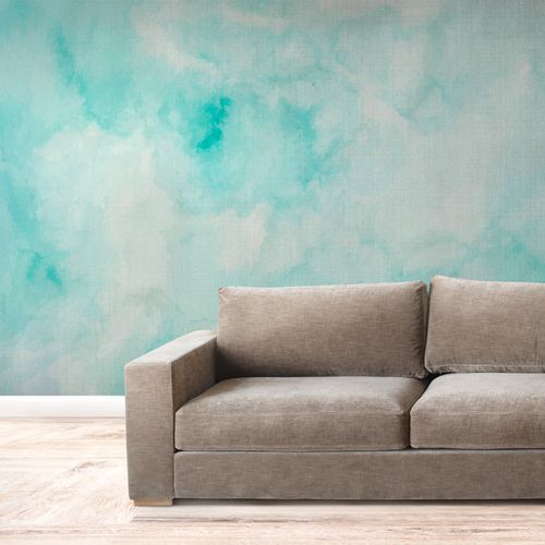 [1178] Mural Acuarela Celeste