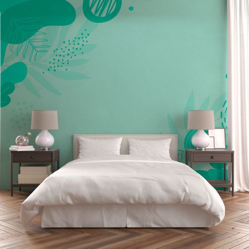 [1226] Mural Verde Acuatico