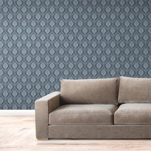 [1251] Mural Arabesco Azul