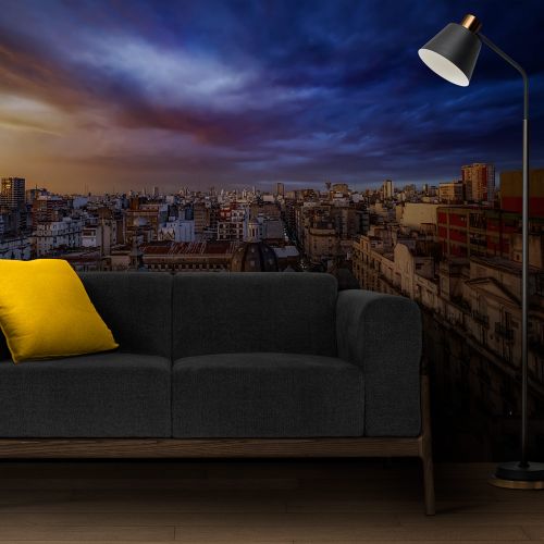 [1391] Mural  Bsas Cielo Oscuro