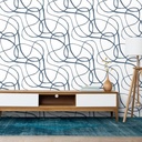 Mural Garabato Azul