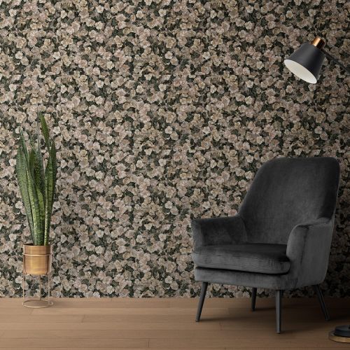 [1745] Mural Flores Completas Vintage