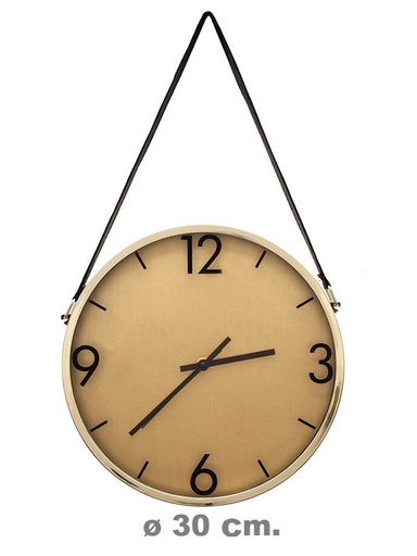[RL27008] Reloj de Pared Colgante Dorado
