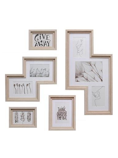 [PFM2002] Set de 5 Portarretratos para 8 Fotos