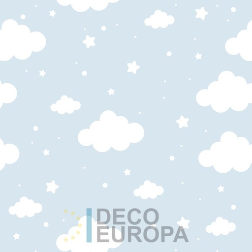 [PDNBA1045-G] Mural Color Celeste Bebe - PDNBA1045-G