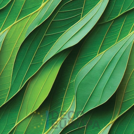 [PDF15] Mural Hojas Verdes y Tropicales - PDF15