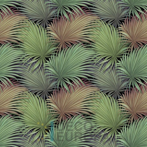 [PDF36] Mural Hojas Verdes y Tropicales - PDF36