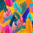 Mural Hojas Verdes y Tropicales - PDF97