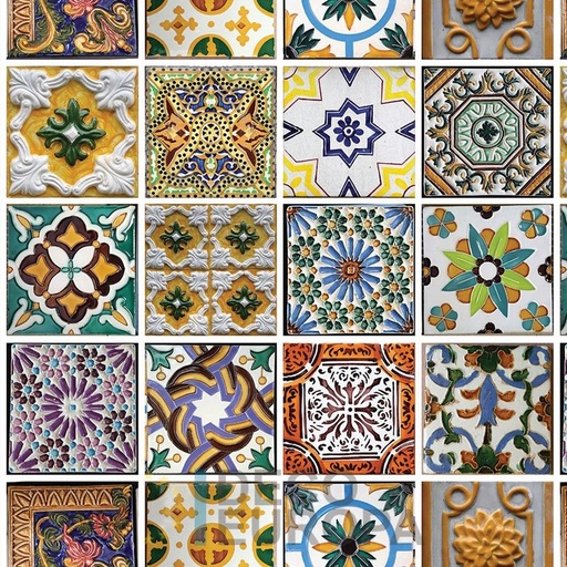 [PDSDA002] Mural Azulejos Calcareos - PDSDA002