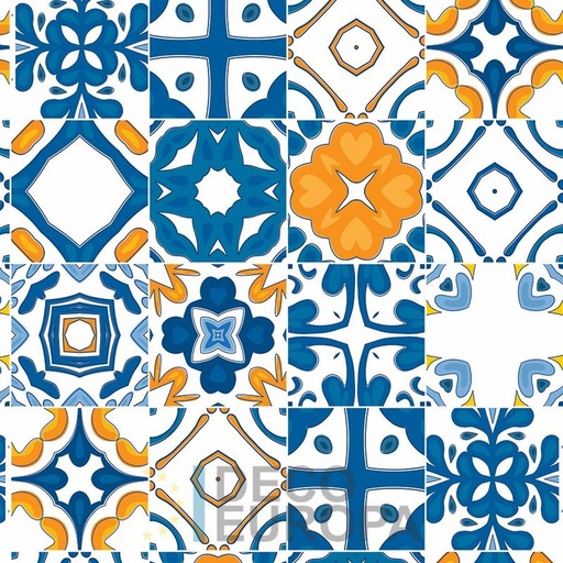 [PDSDA013] Mural Azulejos Calcareos - PDSDA013