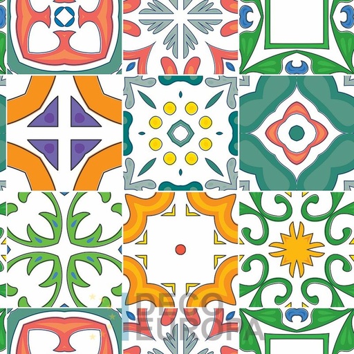 [PDSDA015] Mural Azulejos Calcareos - PDSDA015