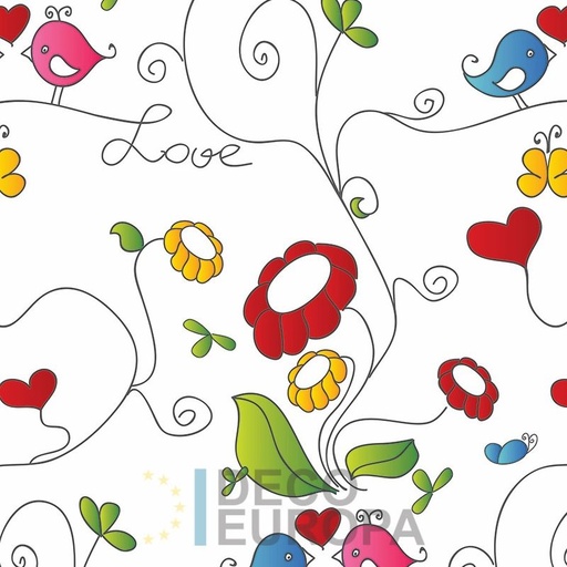 [PDSDFL087] Mural Floral - PDSDFL087